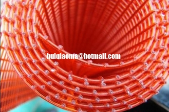 China Low Noise PU Coated Wire Mesh,Steel Wire Rope Core Polyurethane Mesh supplier