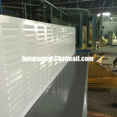China Louver perforated absorptive acoustic noise barrier wall supplier