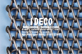 China (Double) Rod Reinforced Weave Chain Link Belting, Conventional Weave Belts, Woven Wire Mesh Conveyor Belts supplier